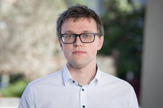 Assistant Professor of Physics Cyprian Lewandowski