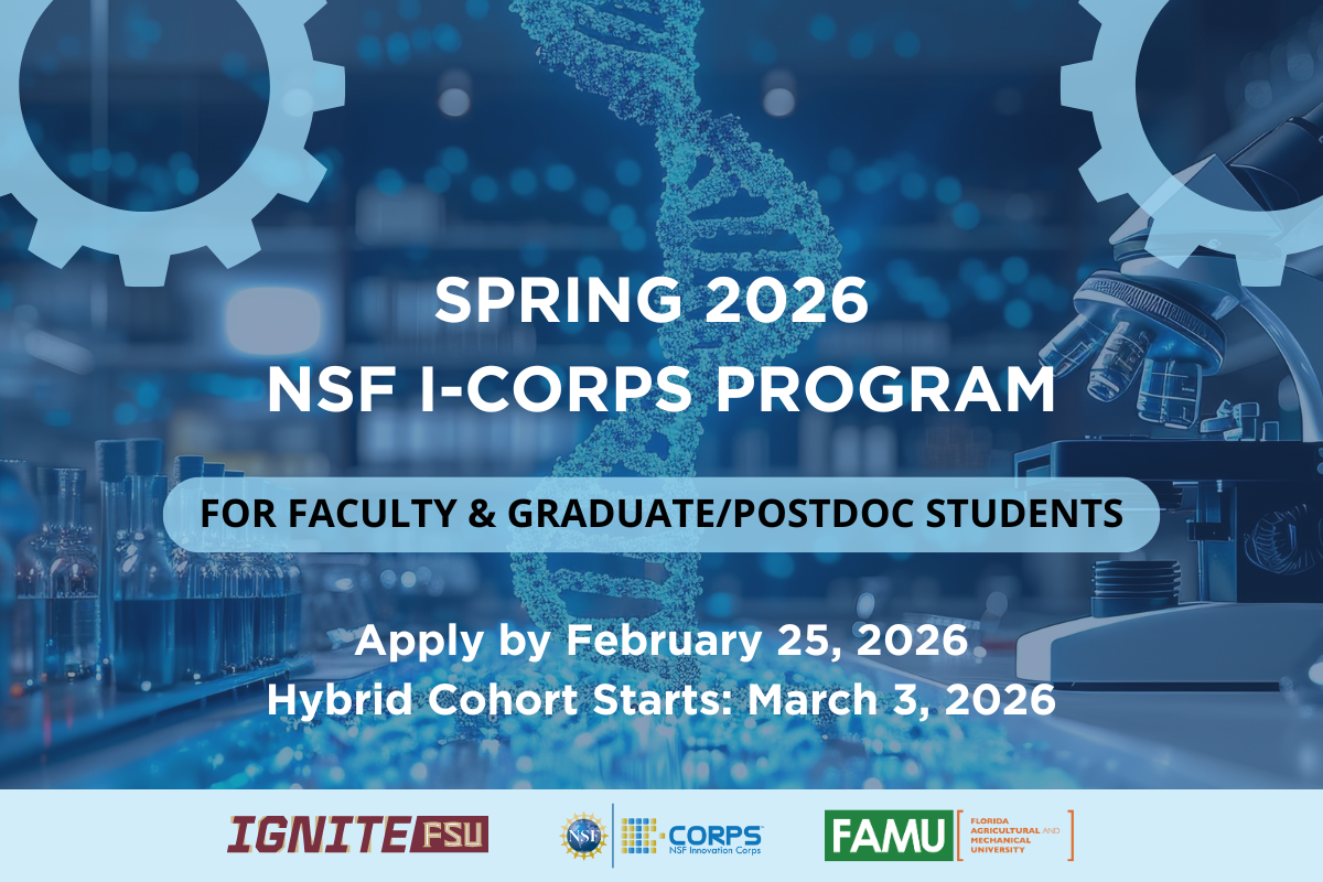 Now Accepting Applications for the Spring 2026 NSF I-Corps Program